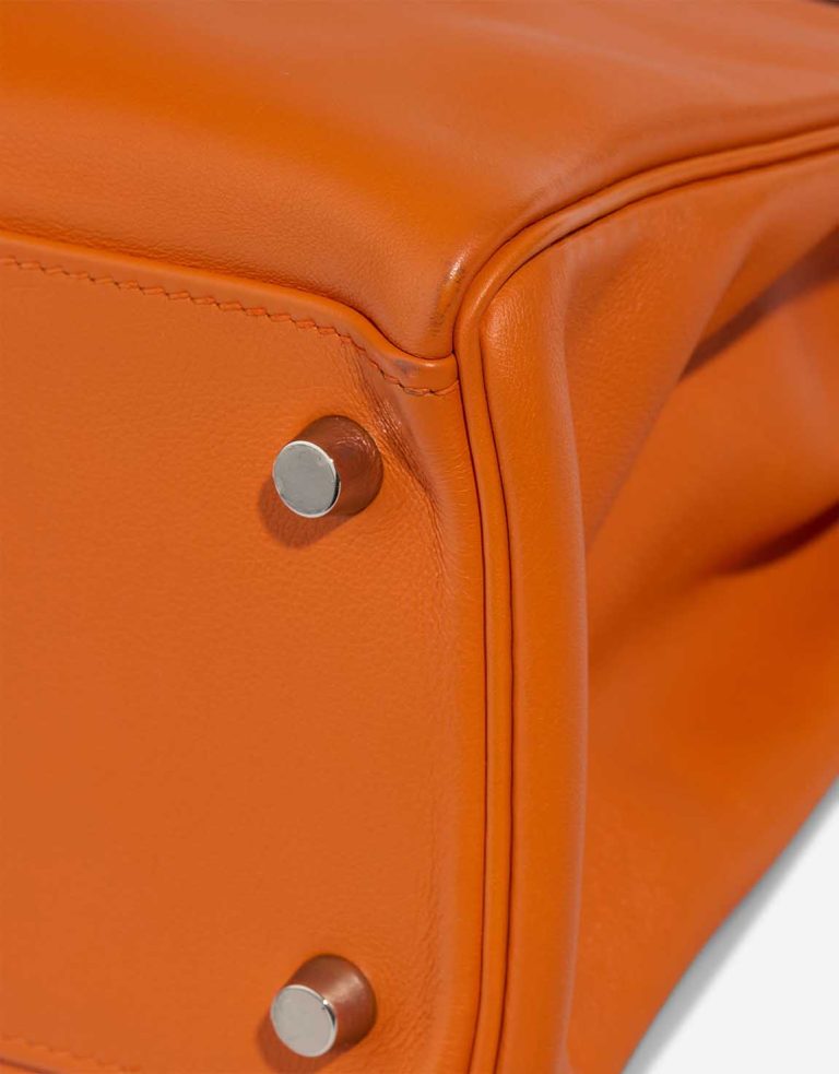 Hermès Kelly 32 Swift Feu Signs of wear | Sell your designer bag