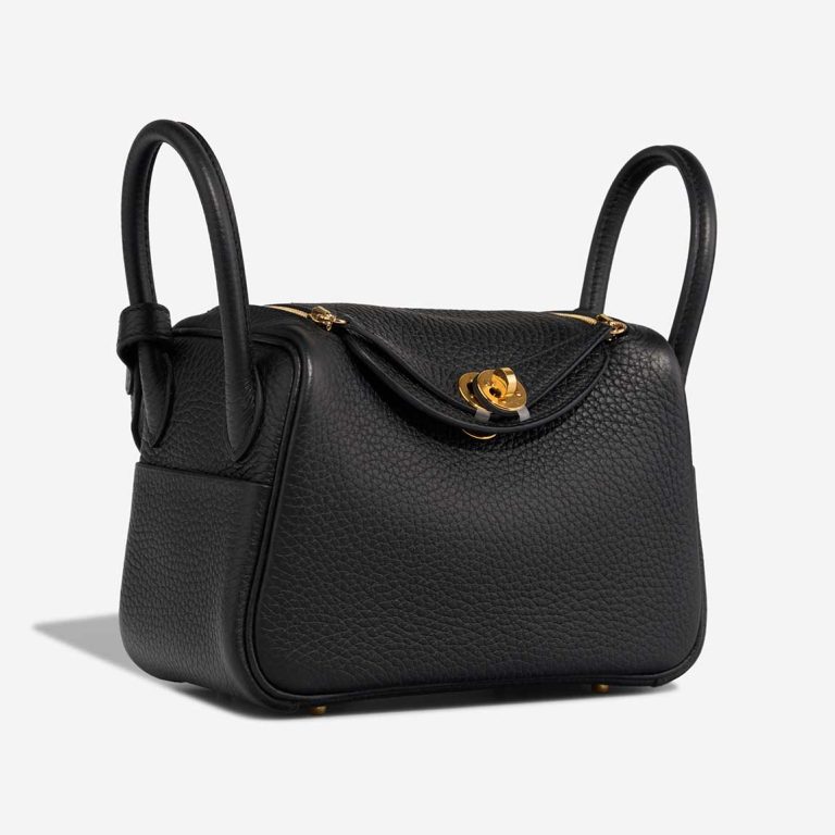 Hermès Lindy Mini Clémence Black | Sell your designer bag