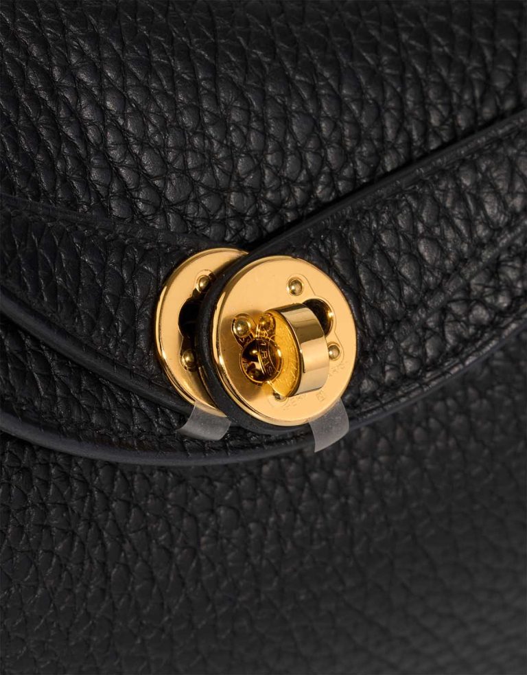 Hermès Lindy Mini Clémence Black Closing System | Sell your designer bag