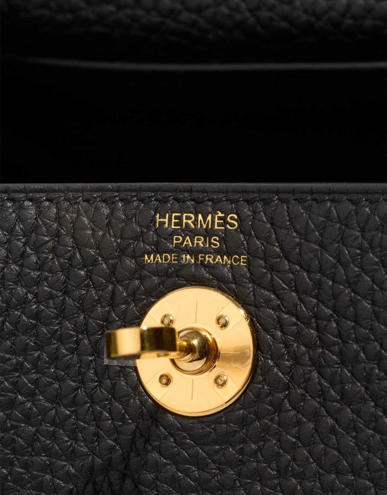 Hermès Lindy Mini Clémence Black Logo | Sell your designer bag