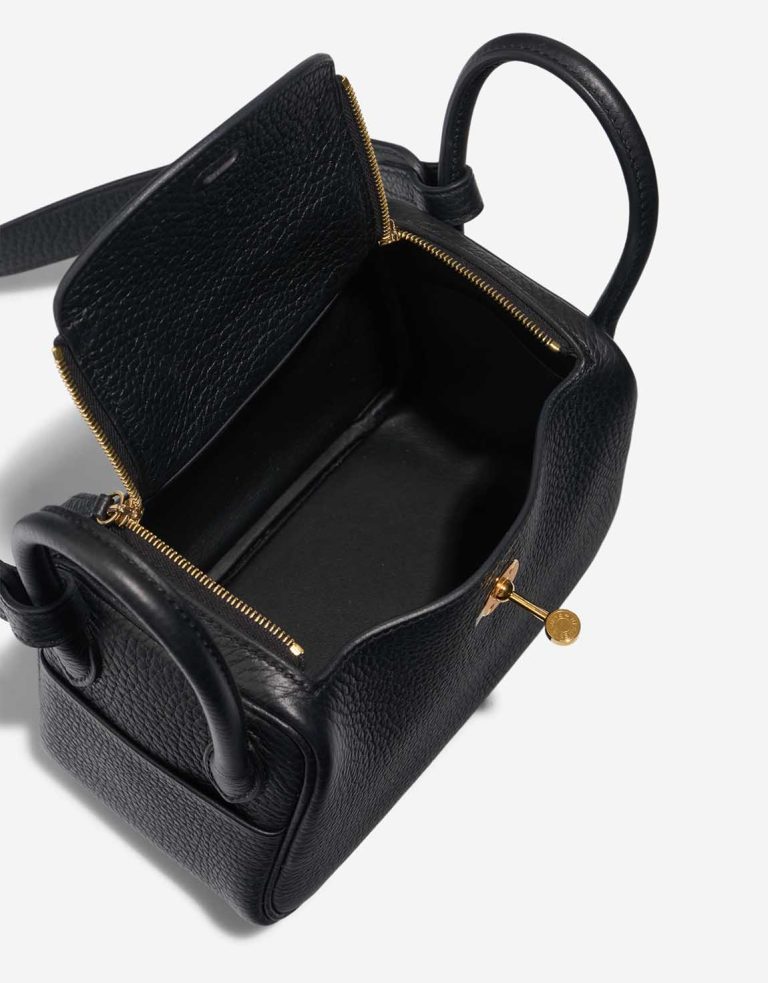 Hermès Lindy Mini Clémence Black Inside | Sell your designer bag