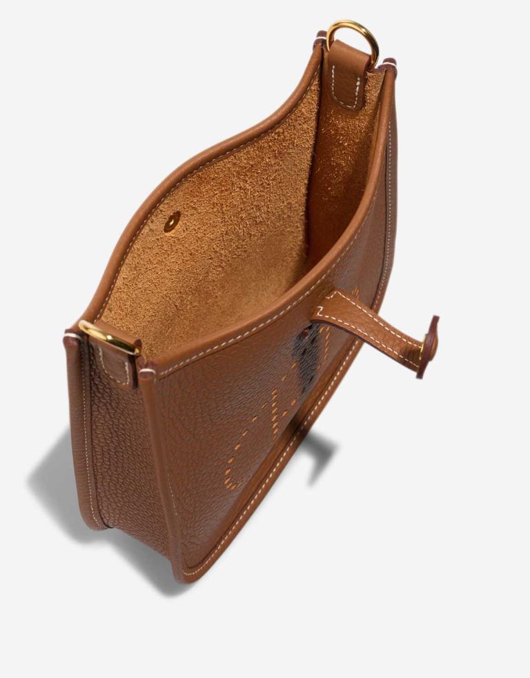 Hermès Evelyne 16 Taurillon Clémence Gold Inside | Sell your designer bag