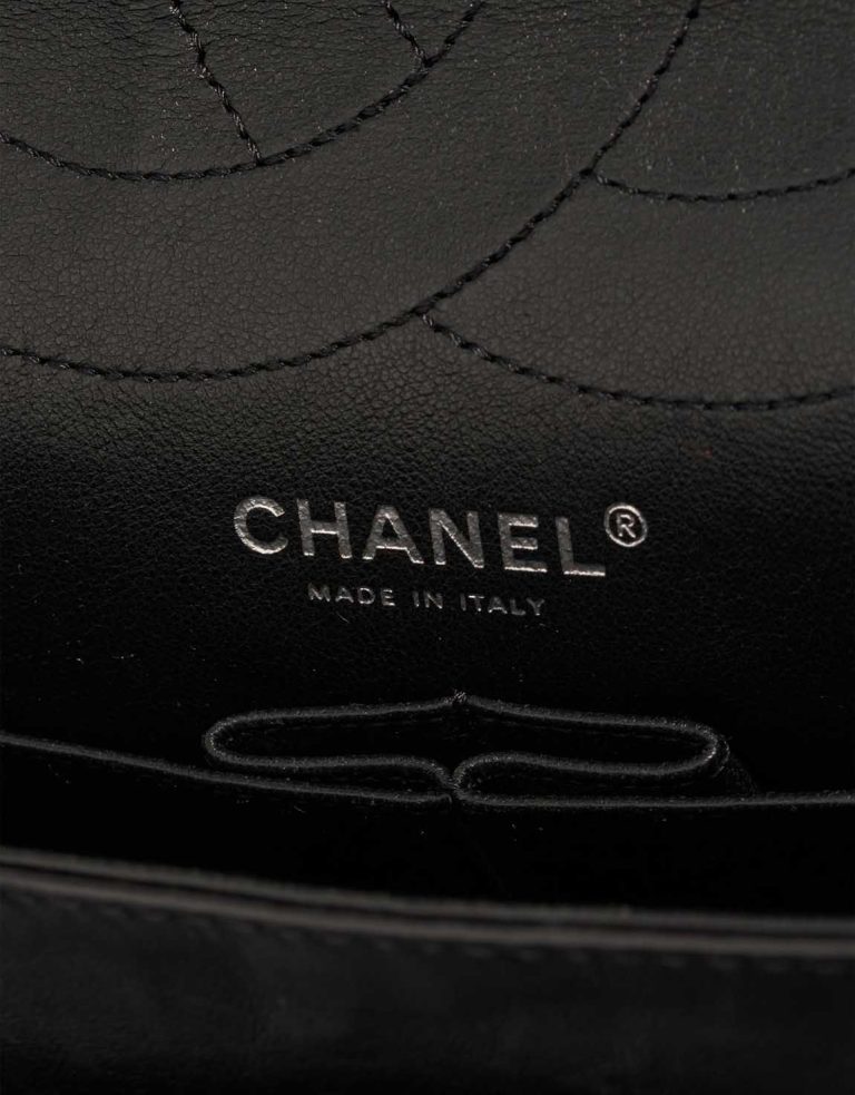 Chanel 2.55 Reissue 228 Patent Black Logo | Sell your designer bag