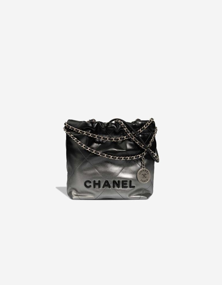 Chanel 22 Mini Lamb Black Front | Sell your designer bag