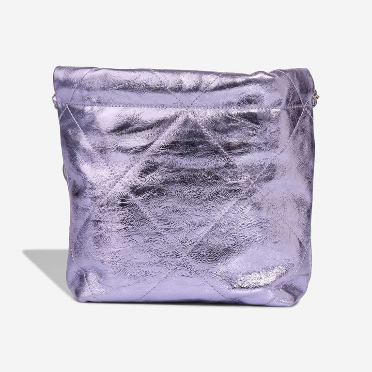 Chanel 22 Mini Aged Calf Metallic Purple | Sell your designer bag