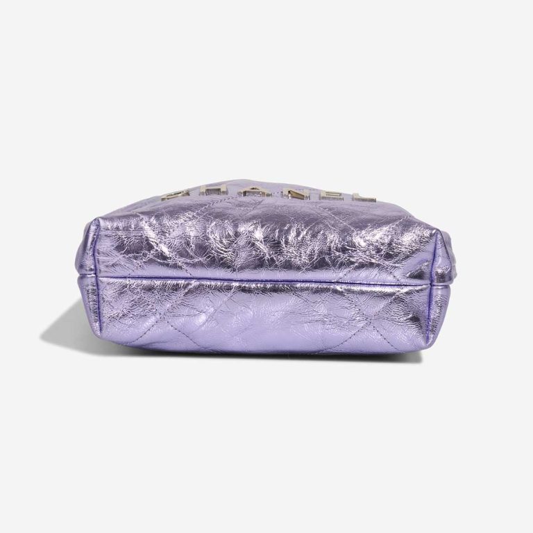 Chanel 22 Mini Aged Calf Metallic Purple | Sell your designer bag