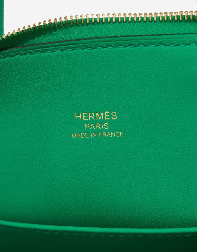 Hermès Bolide Mini Chèvre Chamkila Menthe Logo | Sell your designer bag