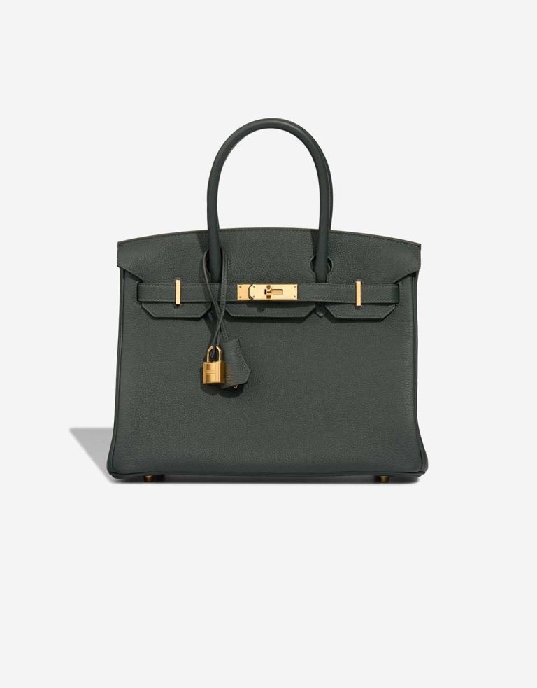 Hermès Birkin 30 Togo Vert Mangrove Front | Sell your designer bag