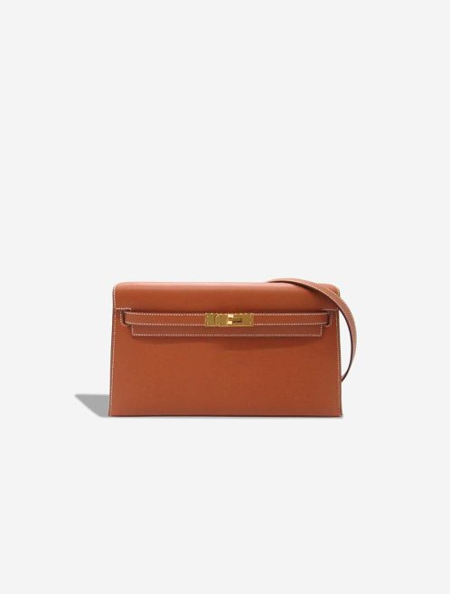 Hermès Kelly Elan Pochette Veau Madame Gold Front | Sell your designer bag