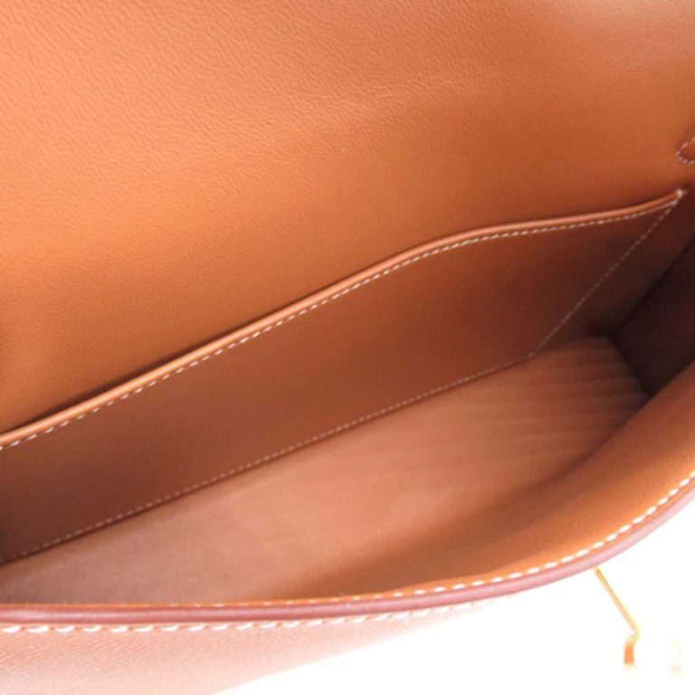 Hermès Kelly Elan Pochette Veau Madame Gold Inside | Sell your designer bag