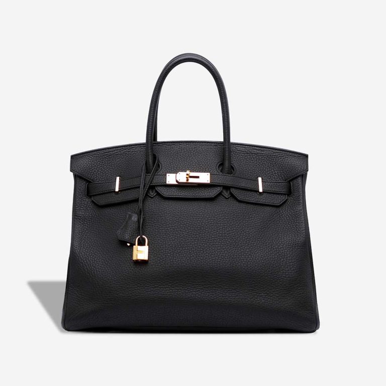 Hermès Birkin 35 Togo Black Front | Sell your designer bag
