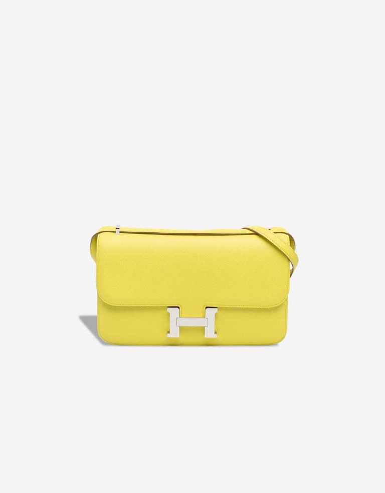 Hermès Constance Elan Epsom Lime Front | Sell your designer bag