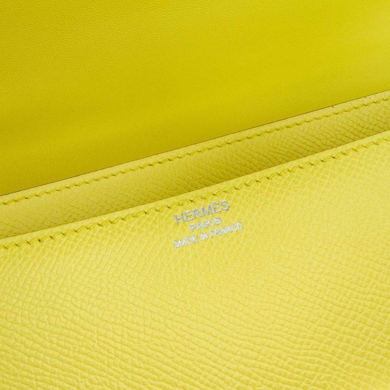 Hermès Constance Elan Epsom Lime Logo | Sell your designer bag