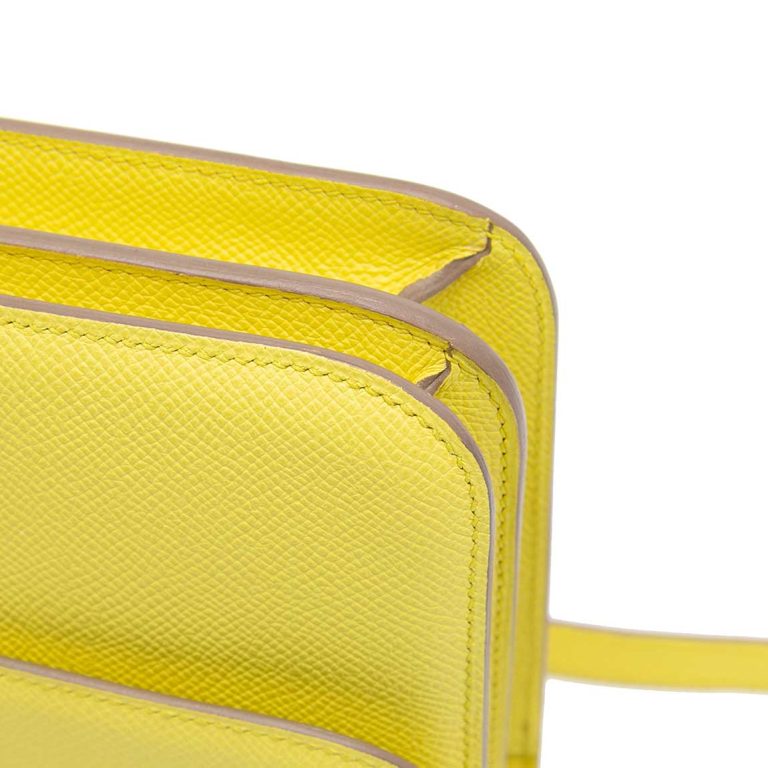 Hermès Constance Elan Epsom Lime Signs of wear | Sell your designer bag