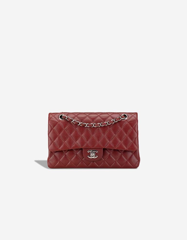 Chanel Timeless Medium Caviar Bordeaux Front | Sell your designer bag