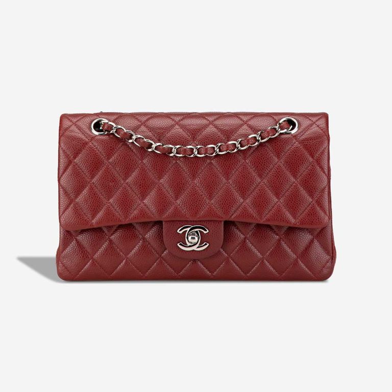 Chanel Timeless Medium Caviar Bordeaux Front | Sell your designer bag