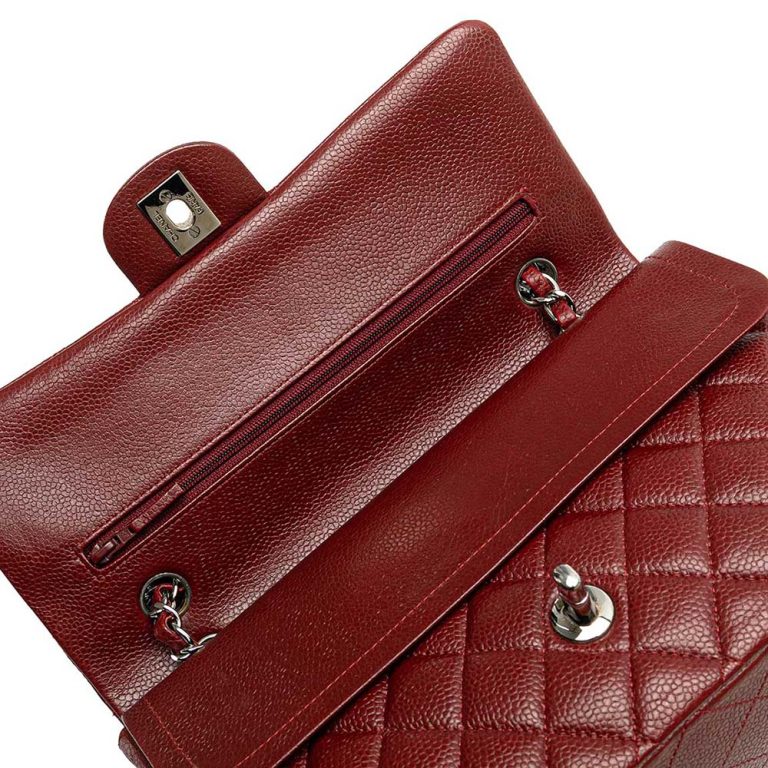 Chanel Timeless Medium Caviar Bordeaux Front | Sell your designer bag