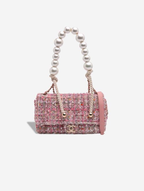 Chanel Timeless Medium Tweed Pink / Multicolour Front | Sell your designer bag