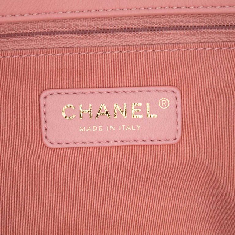Chanel Timeless Medium Tweed Pink / Multicolour Logo | Sell your designer bag
