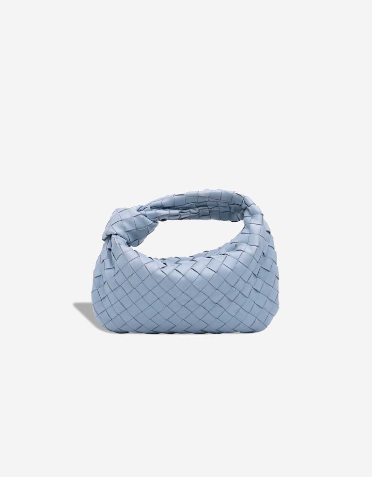 Bottega Veneta Jodie Mini Calf Blue Front | Sell your designer bag