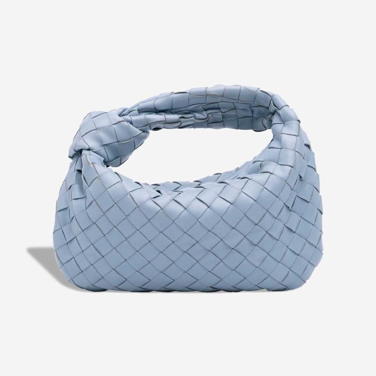 Bottega Veneta Jodie Mini Calf Blue Front | Sell your designer bag
