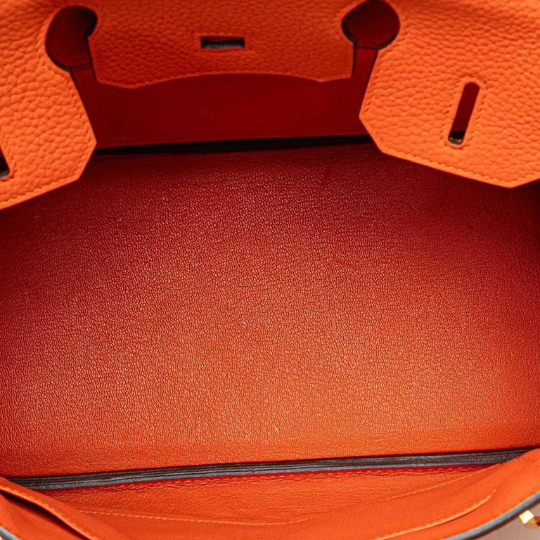 Hermès Birkin 30 Togo Orange Poppy Inside | Sell your designer bag