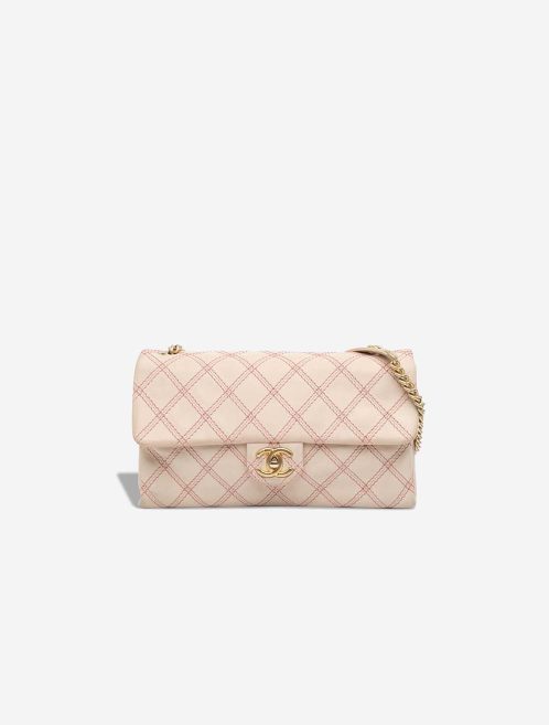 Chanel Flap Bag Calf Beige / Rose Front | Sell your designer bag
