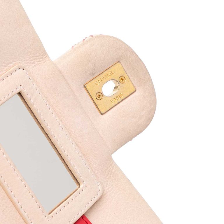 Chanel Flap Bag Calf Beige / Rose Front | Sell your designer bag