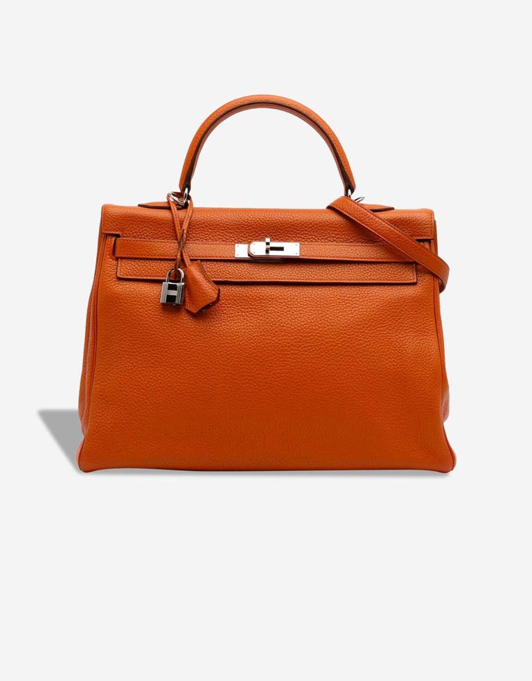 Hermès Kelly 35 Togo Orange Front | Sell your designer bag