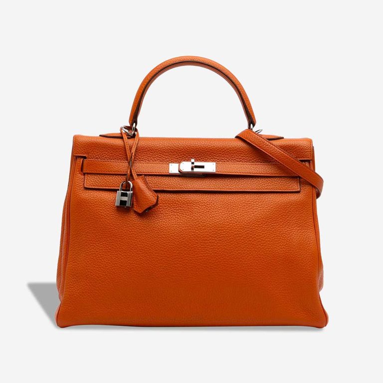 Hermès Kelly 35 Togo Orange Front | Sell your designer bag