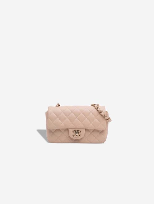 Chanel Timeless Mini Rectangular Lamb Beige Front | Sell your designer bag