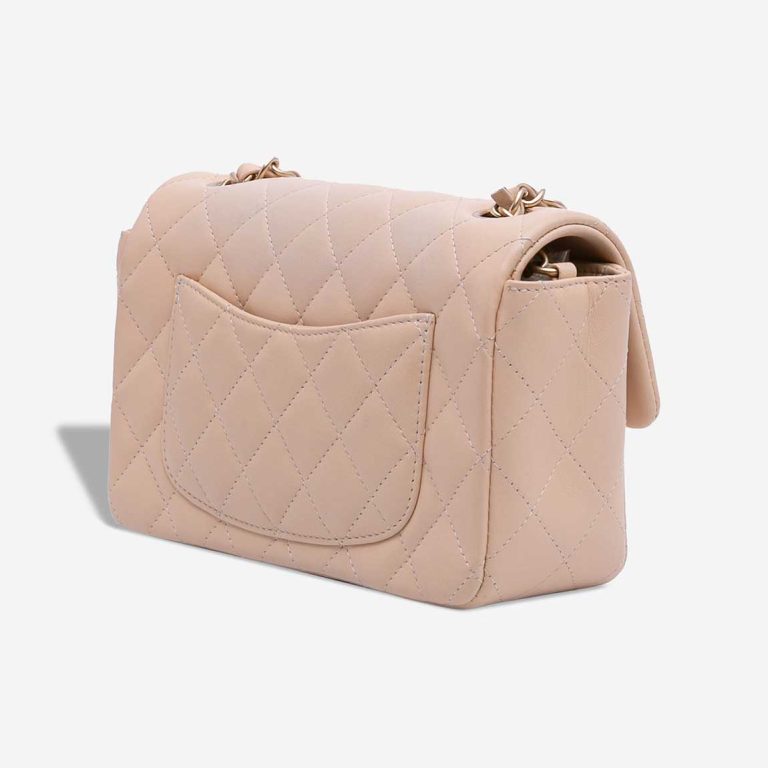 Chanel Timeless Mini Rectangular Lamb Beige Signs of wear | Sell your designer bag