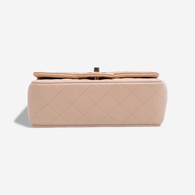 Chanel Timeless Mini Rectangular Lamb Beige Signs of wear | Sell your designer bag
