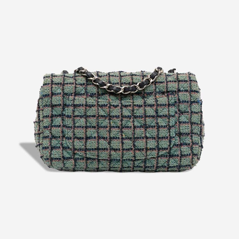 Chanel Timeless Mini Rectangular Tweed Green / Multicolour | Sell your designer bag