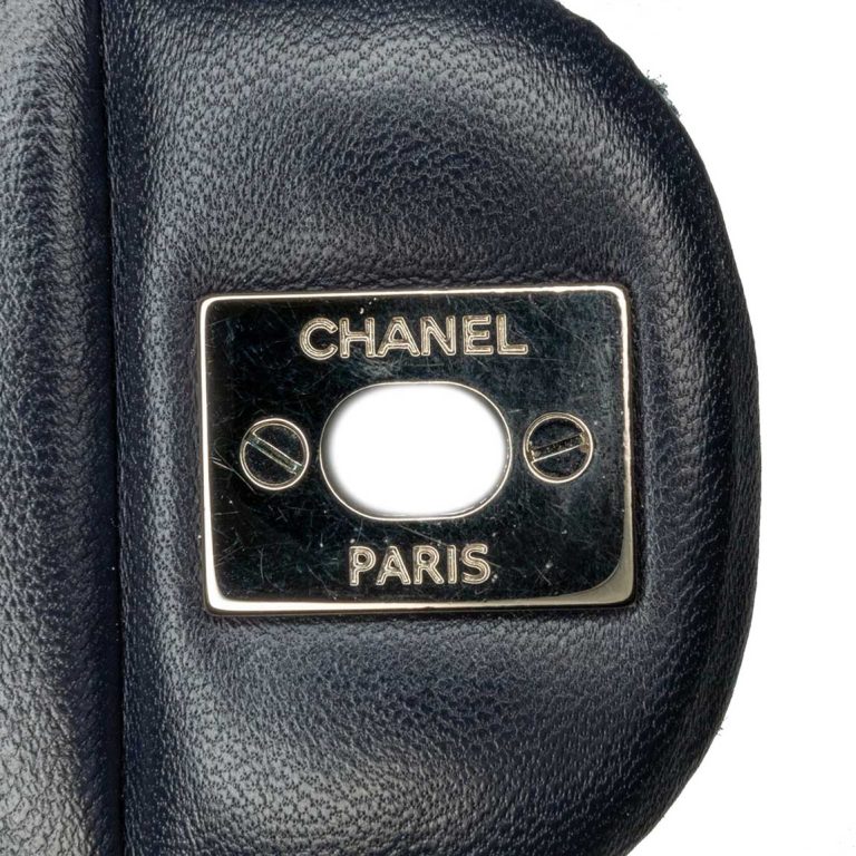 Chanel Timeless Mini Rectangular Tweed Green / Multicolour Closing System | Sell your designer bag