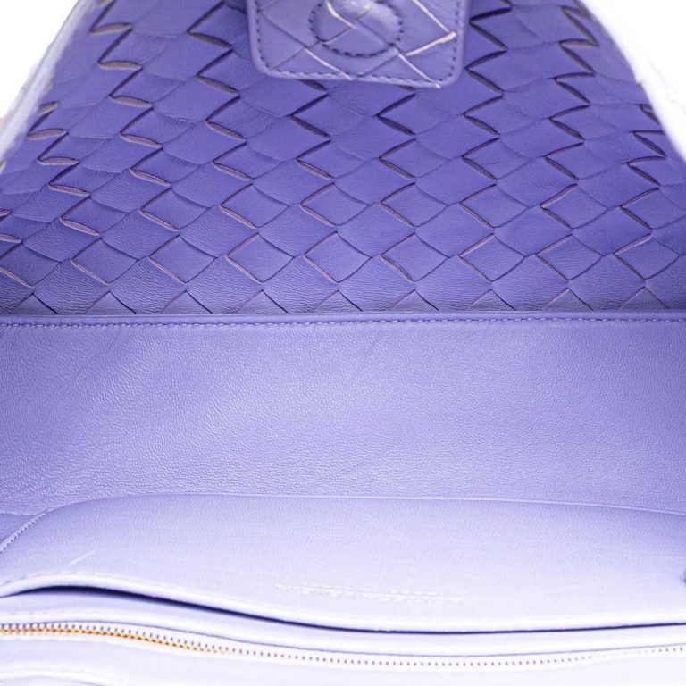 Bottega Veneta Andiamo East-West Lamb Light Lilac Inside | Sell your designer bag