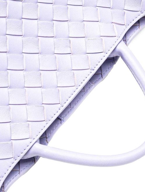 Bottega Veneta Andiamo East-West Lamb Light Lilac Signs of wear | Sell your designer bag