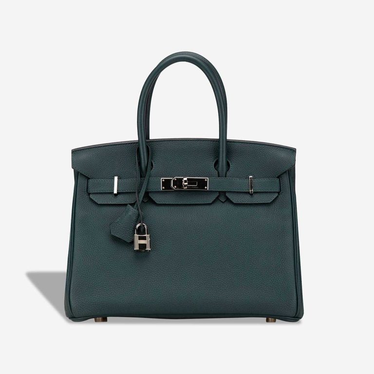 Hermès Birkin 30 Togo Vert Cyprès Front | Sell your designer bag
