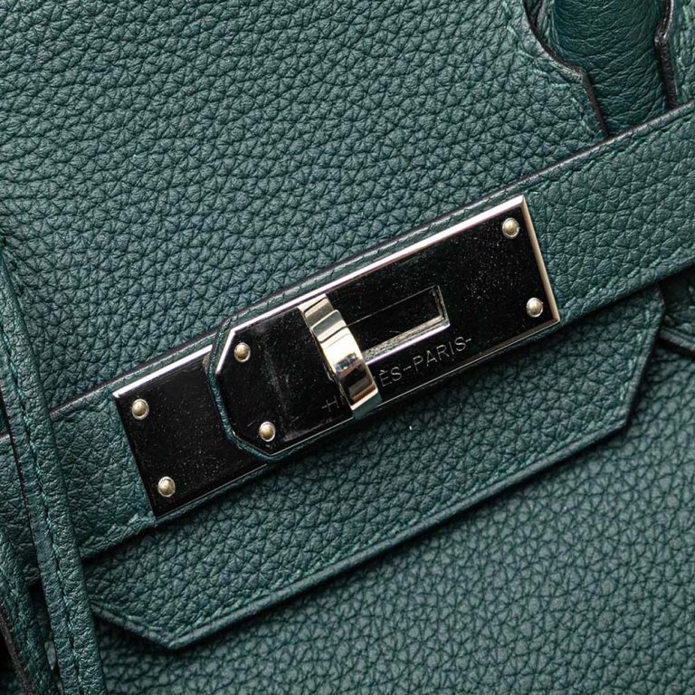 Hermès Birkin 30 Togo Vert Cyprès Front | Sell your designer bag