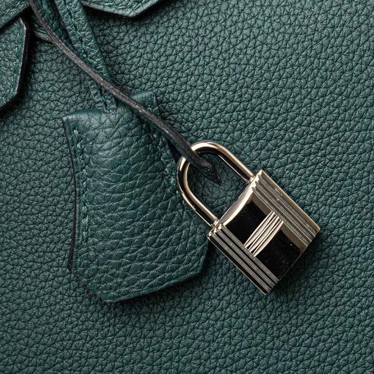 Hermès Birkin 30 Togo Vert Cyprès Signs of wear | Sell your designer bag
