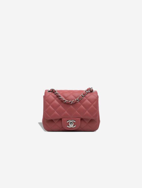 Chanel Timeless Mini Square Lamb Red Front | Sell your designer bag