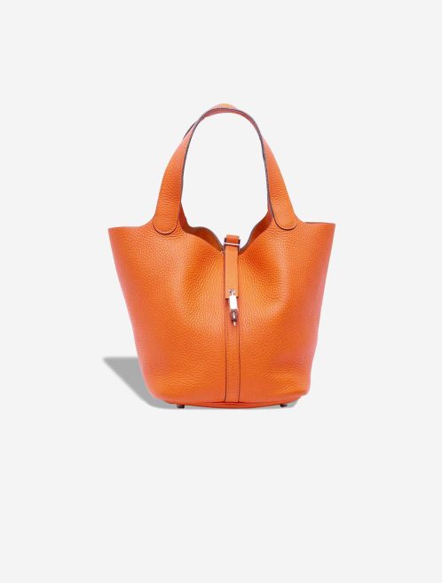 Hermès Picotin 22 Clémence Orange Front | Sell your designer bag