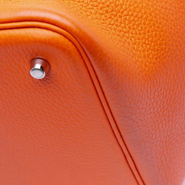 Hermès Picotin 22 Clémence Orange Signs of wear | Sell your designer bag