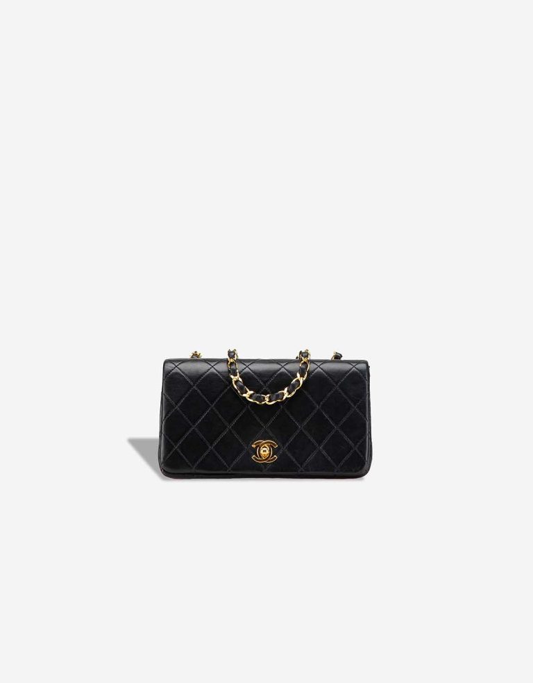Chanel Flap Bag Mini Lamb Black Front | Sell your designer bag