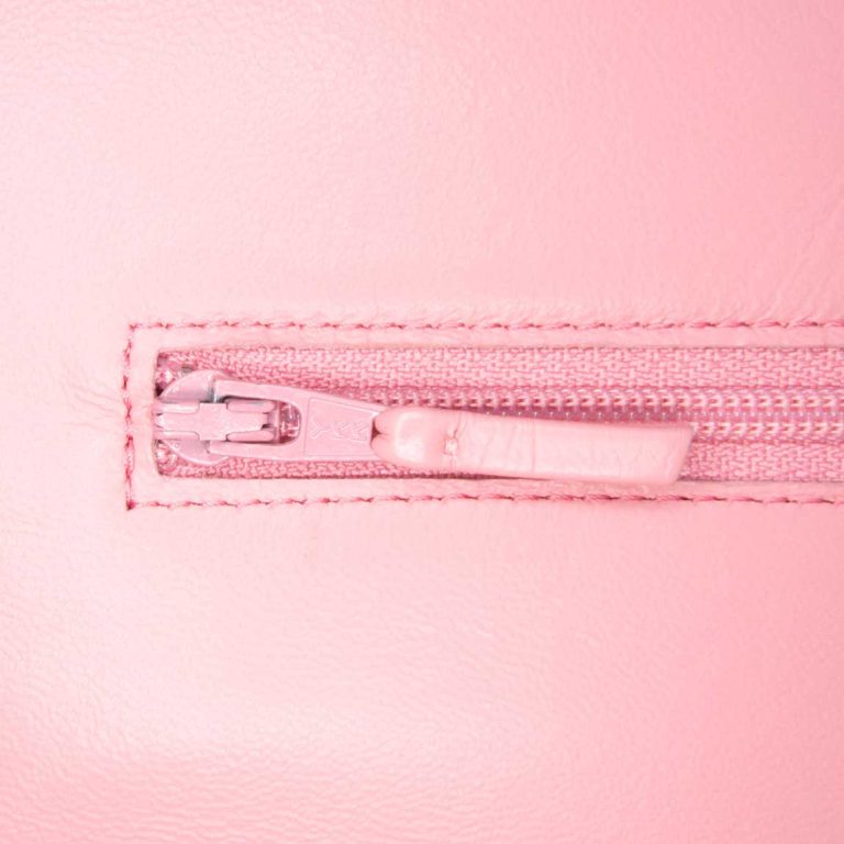 Chanel Timeless Camellia Wallet On Chain Lamb Pink Signs of wear | Sell your designer bag