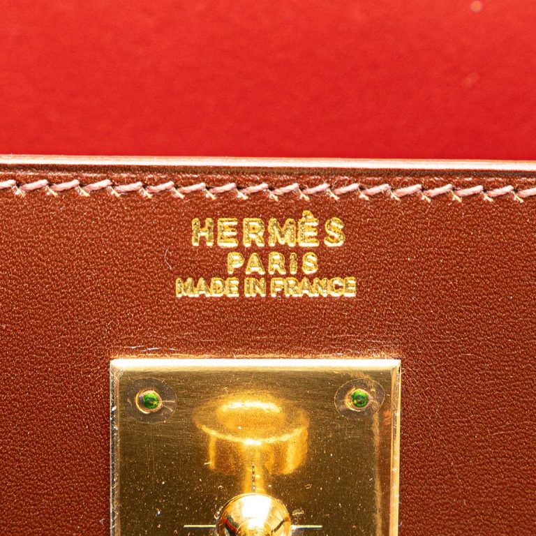 Hermès Kelly 32 Box Rouge H / Brique Logo | Sell your designer bag