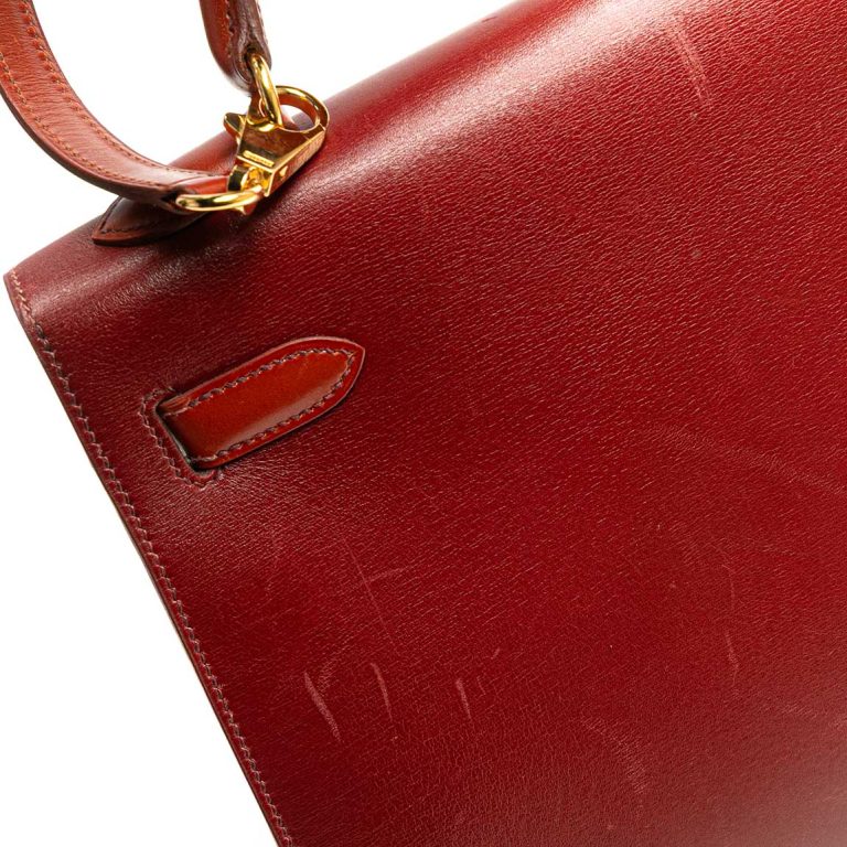 Hermès Kelly 32 Box Rouge H / Brique Inside | Sell your designer bag