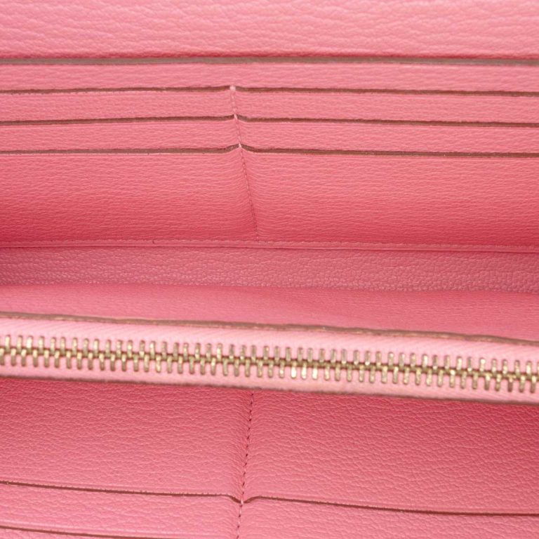 Hermès Kelly Long Wallet Chèvre Mysore Rose Confetti Inside | Sell your designer bag