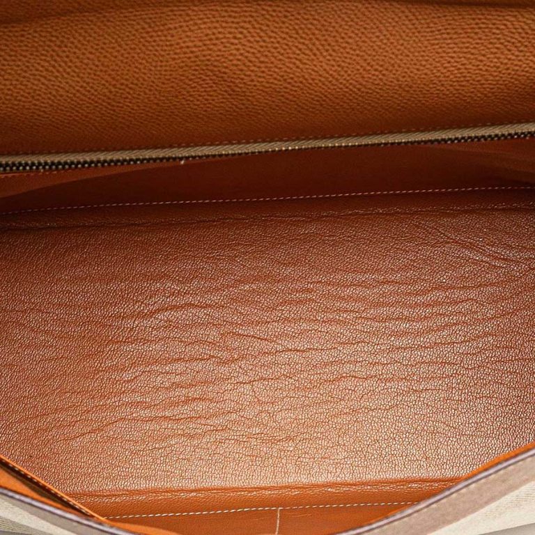 Hermès Kelly 35 Courchevel / Toile Gold Inside | Sell your designer bag