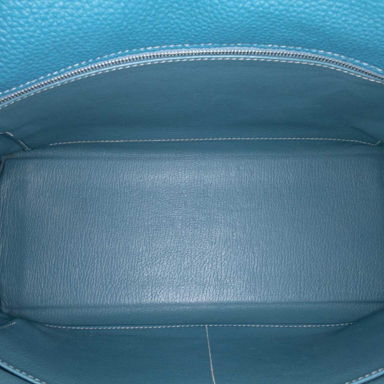 Hermès Kelly 32 Clémence Bleu Jean Inside | Sell your designer bag